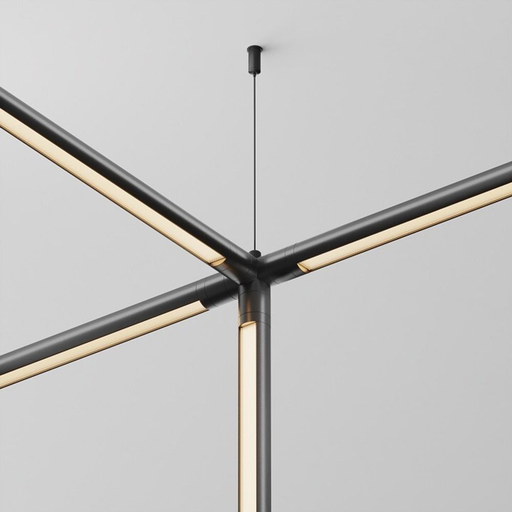 Соединитель угловой L-образный для треков накладных Maytoni  CA019L4C-B