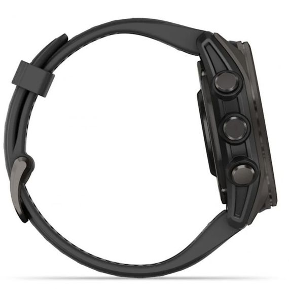 Garmin Fenix 8 43 мм AMOLED Sapphire – карбоново-серый титан