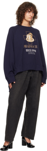 UNDERCOVER x BRIGITTE TANAKA ТОЛСТОВКА ФИОЛЕТОВАЯ PHARMACIE