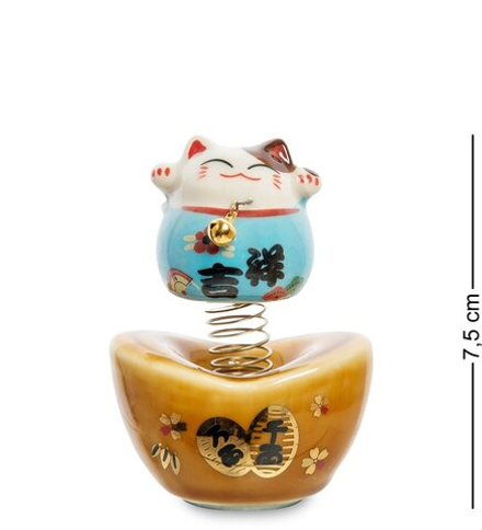 Lucky Cats KT-06/1 Фигурка на пружине «Кот»