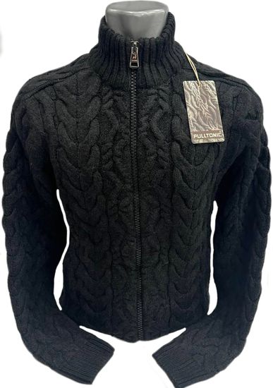 р-р 56-60. Жакет из шерсти и кашемира "РУНЫ" На разъемном замке