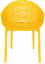 Кресло пластиковое, Siesta Contract Sky, желтый