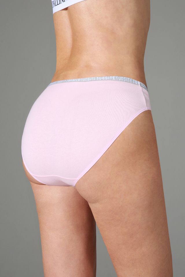 Светло-розовые хлопковые трусы-слипы