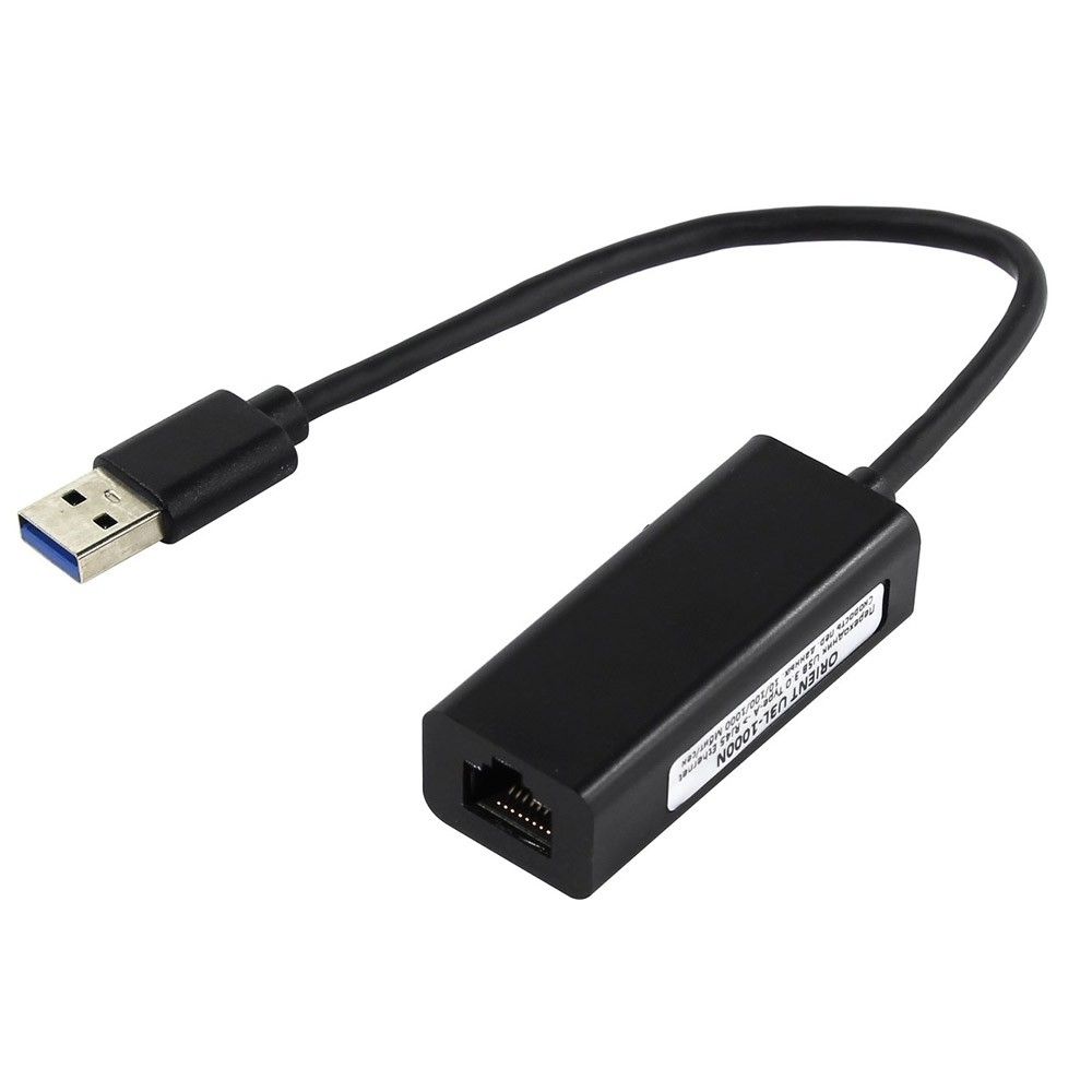 Сетевая карта ORIENT U3L-1000N, Сетевая карта USB 3.0 (USB 3.1 Gen1) Gigabit Ethernet, RTL8153 chipset, 1 Гбит / с, поддержка Win10, Linux, MAC OS (30760)