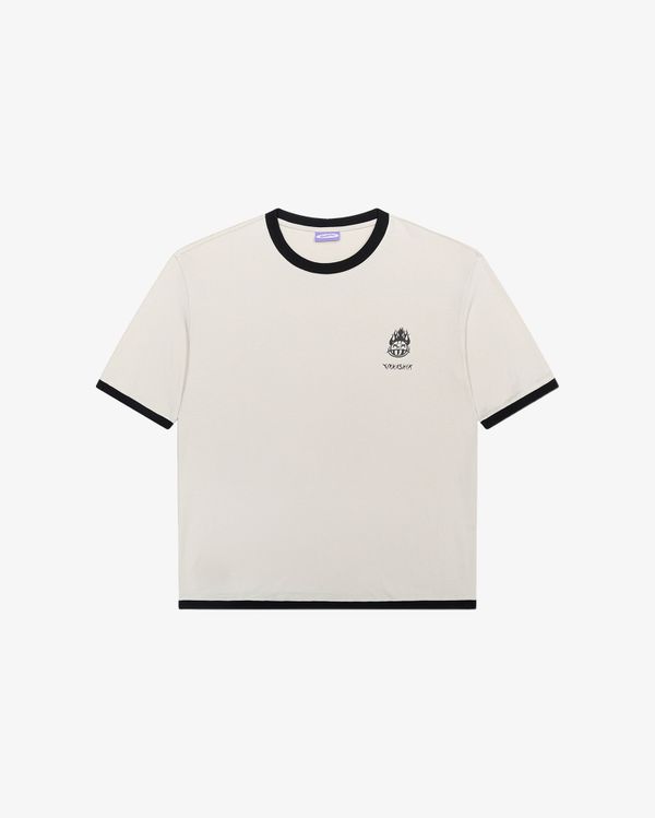 Футболка Hellcome logo кремовая - фото 2