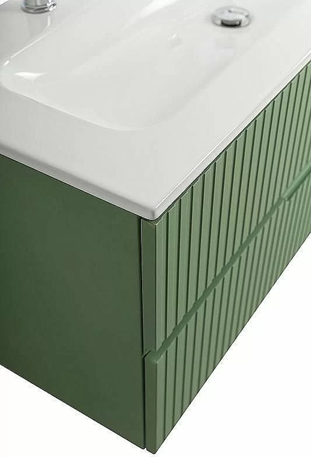 Тумба с раковиной Cezares DUET-N 120 DUET-N-1200-2C-SO-PS-P фисташковый софт