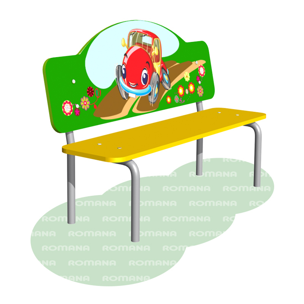 Скамья детская с рисунком «Автомобиль» Romana 302.09.00-05