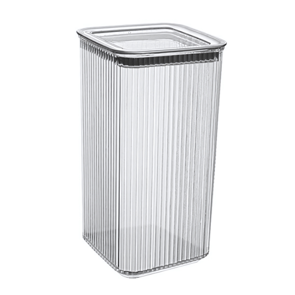 Емкость для сыпучих продуктов квадратная "Рим" 1750 мл вакуумная