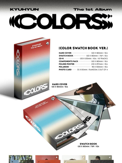 Альбом KYUHYUN - COLORS 1st Album COLOR SWATCH BOOK Version