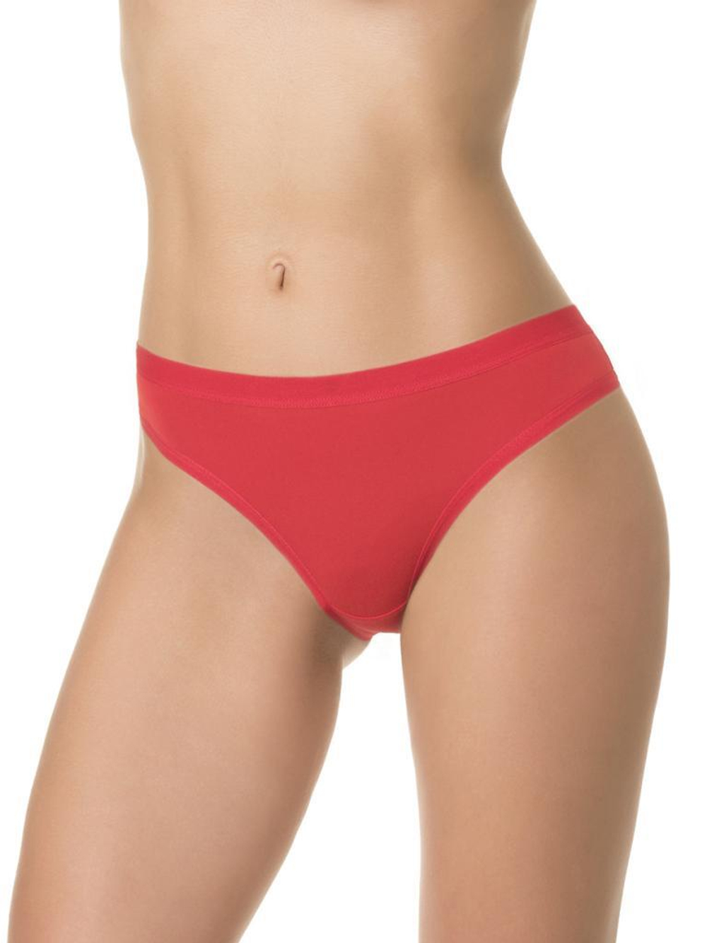 Бамбуковые трусики-бразилиана (Размер: L) (Цвет: красный)