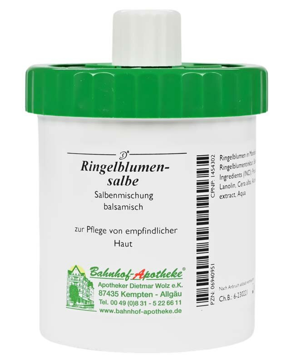 Bahnhof-Apotheke Мазь с календулой 120 мл