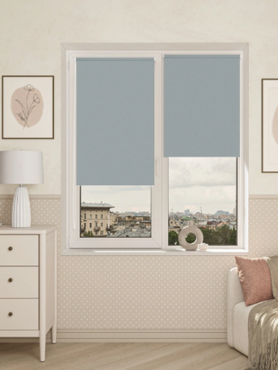 Римская штора однотонная