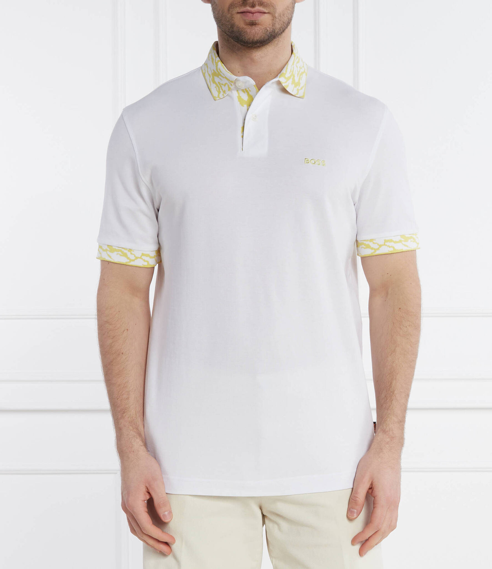 Поло Pe_Ocean_detailed BOSS ORANGE - белый(50515903)