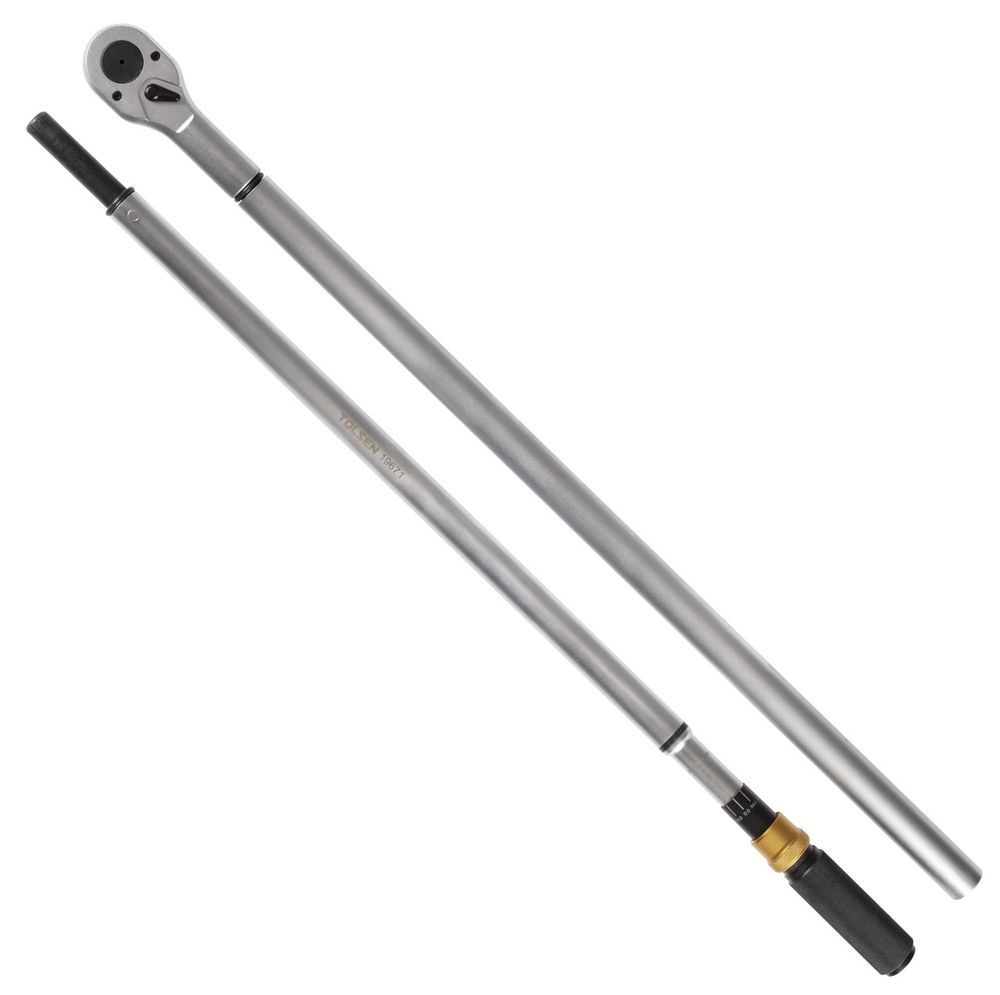 TOLSEN (TT19671) Ключ динамометрический 1", 240-1200 Нм, в пластиковом кейсе