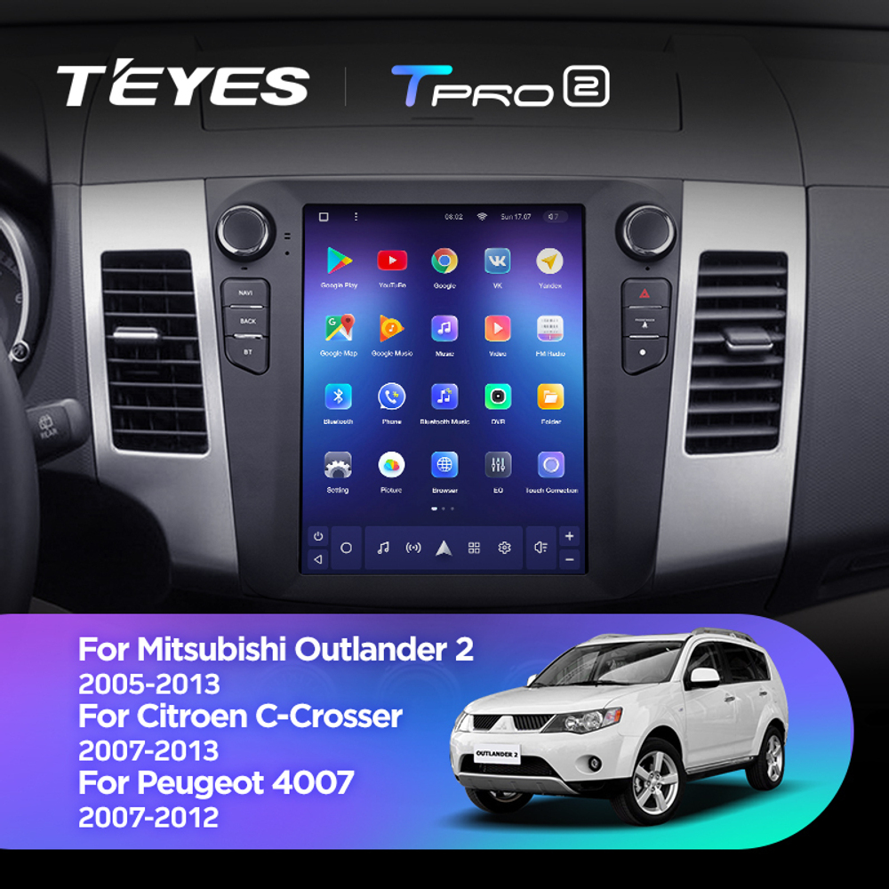 Teyes TPRO 2 9.7" для для Mitsubishi Outlander 2005-2013