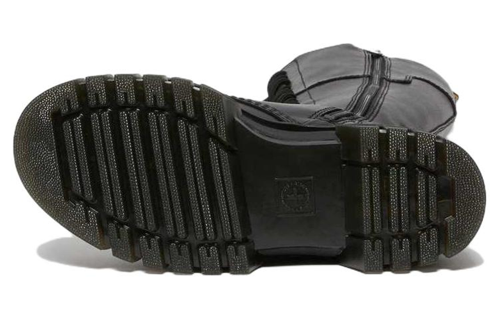 Dr. Martens Dr.Martens Audrick 20 Eye Leather Knee High Platform Boots "Black" Women"s