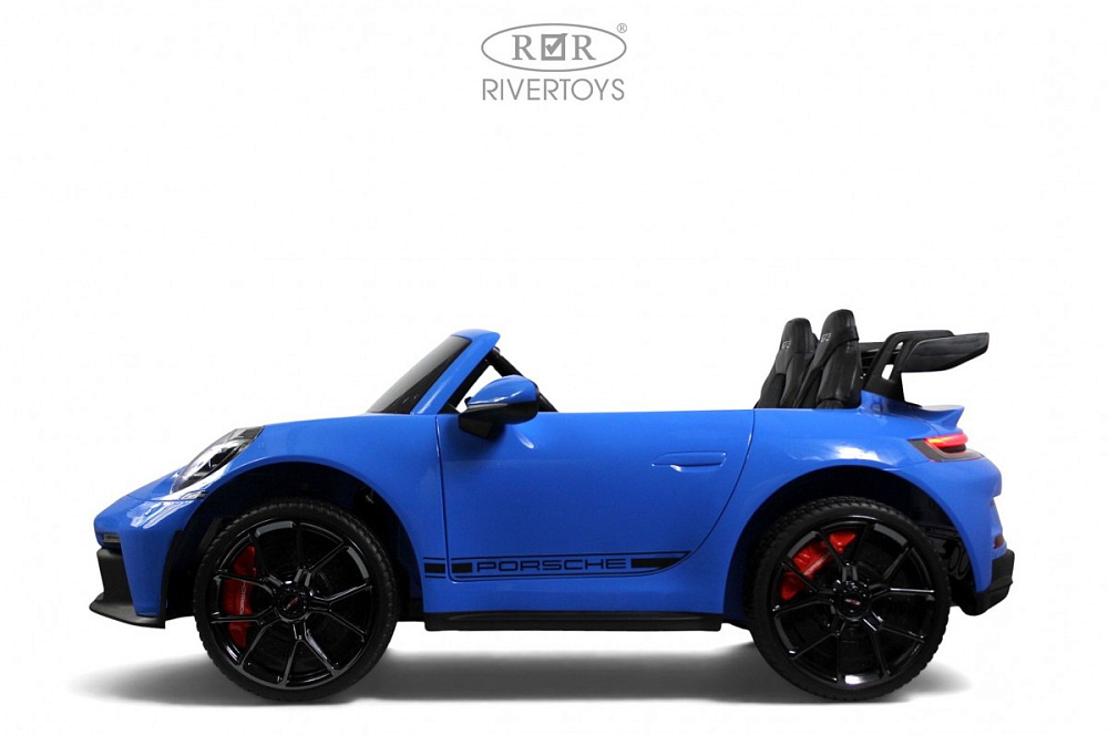 Детский электромобиль RiverToys Porsche 911 GT3 Y911YY Y911YY-BLUE-GLANEC/синий глянец