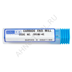 Фреза твердосплавная  10мм (L=75, l=25, хв=10) Z4 45° по закаленной стали BRHM-4E-D10.0 HRC65 AHNO
