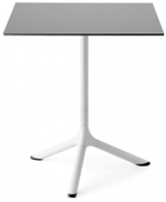 Стол ламинированный обеденный Scab Design Tripe, белый, светло-серый