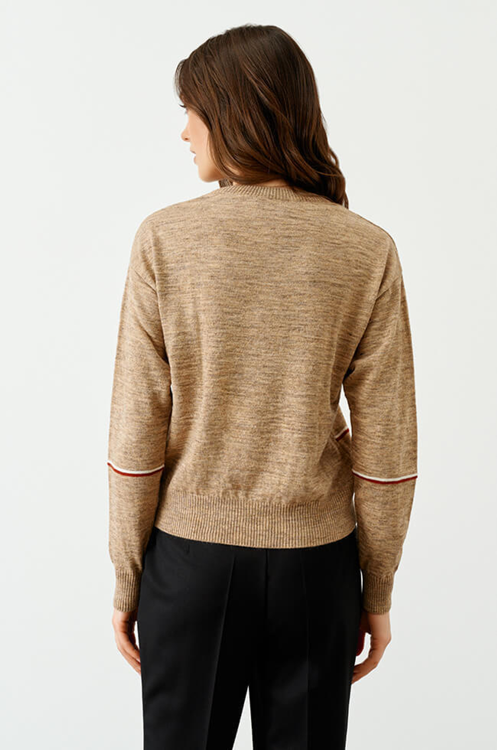 22781 Джемпер женский (бежевый меланж)