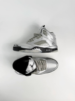 Кроссовки Nike Air Jordan 5 Retro Wings #B112 (сереб.)