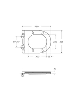 Унитаз-компакт BelBagno ACQUA-TOR BB2801CP-TOR/SC + BB2801T безободковый с сиденьем и смывом TORNADO