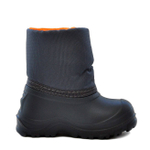 Сапоги школьные Nordman Joy комбинированные на липучке, Оранжевый/Серый