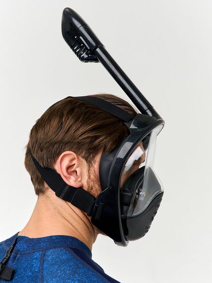 Маска полнолицевая Sargan Планета океан 2.0 черный/черный