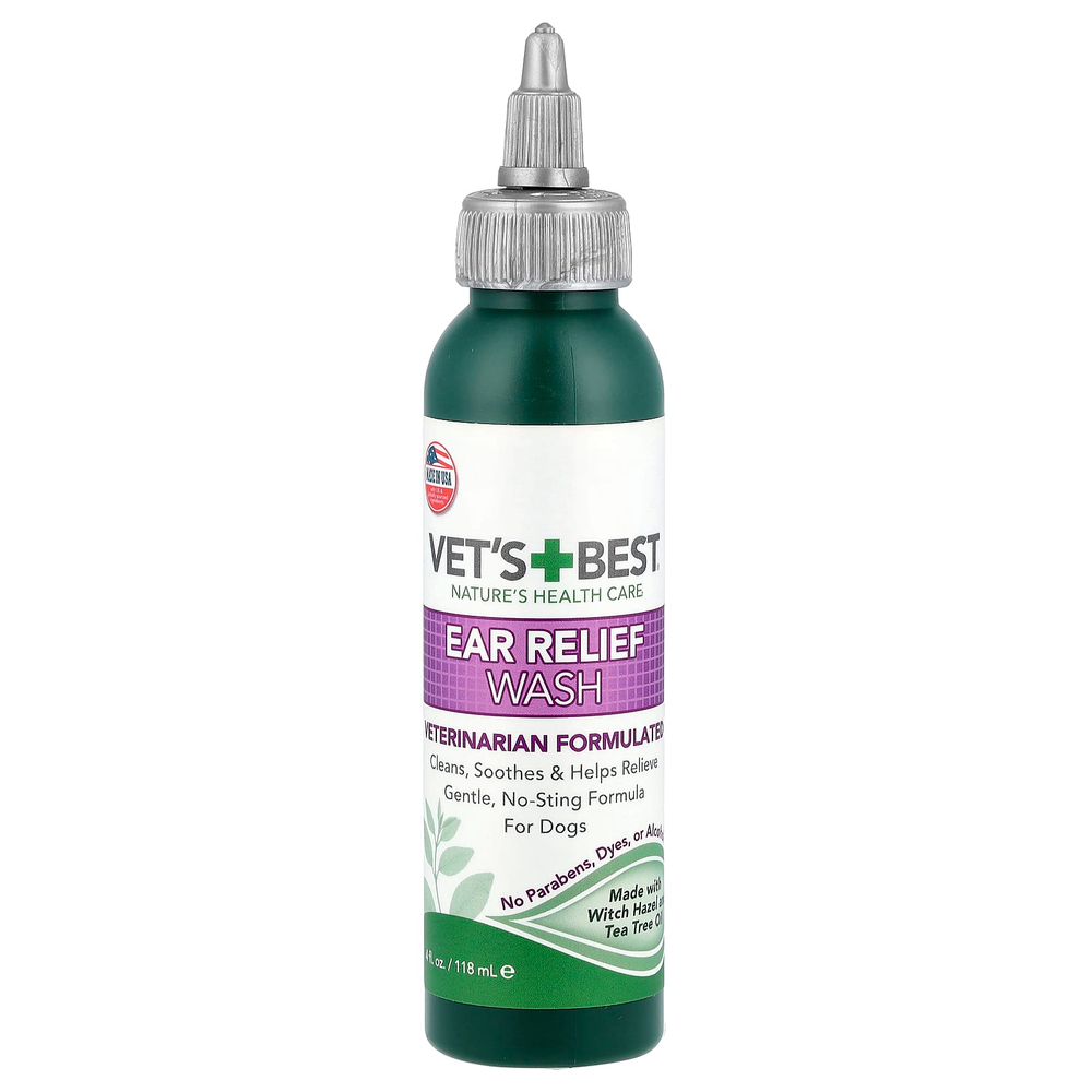 Vet's Best, гель для мытья ушей, для собак, 118 мл (4 жидк. унции)