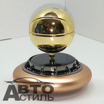 Ароматизатор-игрушка -на торпеду- МЯЧ БАСКЕТБОЛ - солн батар- YC-32GL золотой