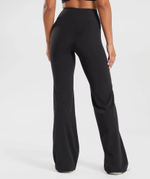 Леггинсы GYMSHARK Crossover Tall Flared Leggings Black