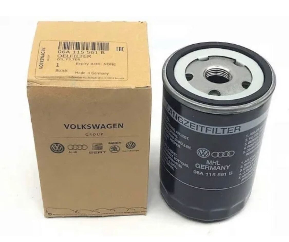 Фильтр масляный ОРГ. VAG 06A115561B A4, A6, Octavia, Golf, Passat