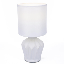 8226/1T MODERNI LN26 494 белый, керамика/текстиль Настольная лампа E14 1*40W 220V ORIGAMIA