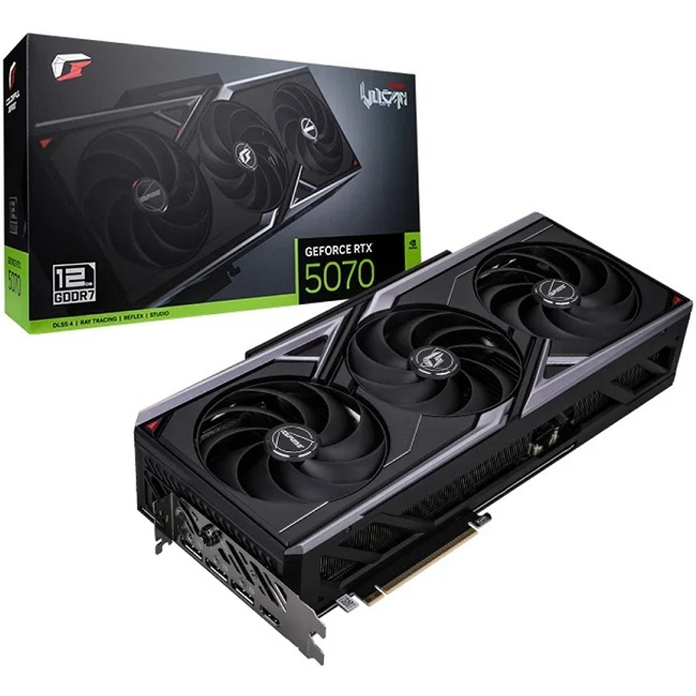 Видеокарта Colorful GeForce RTX 5070 Vulcan OC 12GB-V 12GB (RTX 5070 12GB VULCAN OC 12GB-V)