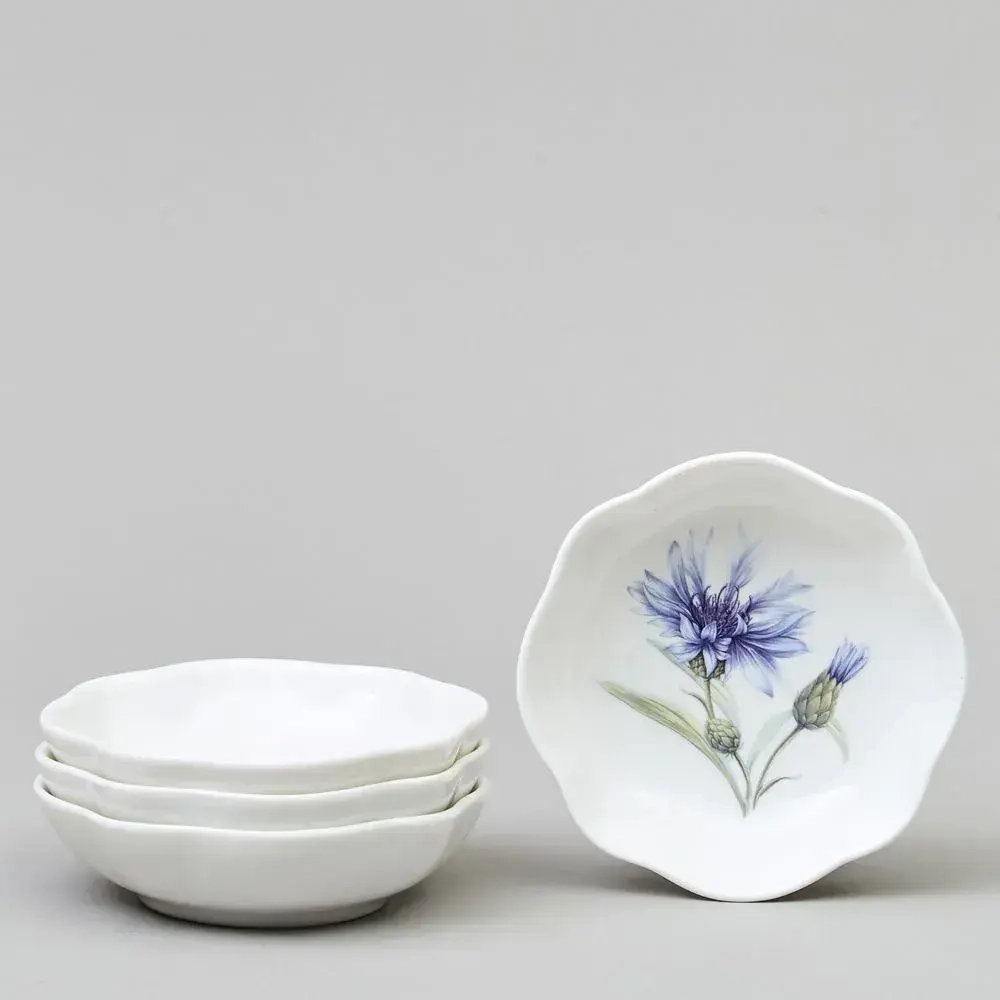 Набор розеток lefard васильки 4 шт. 10 см