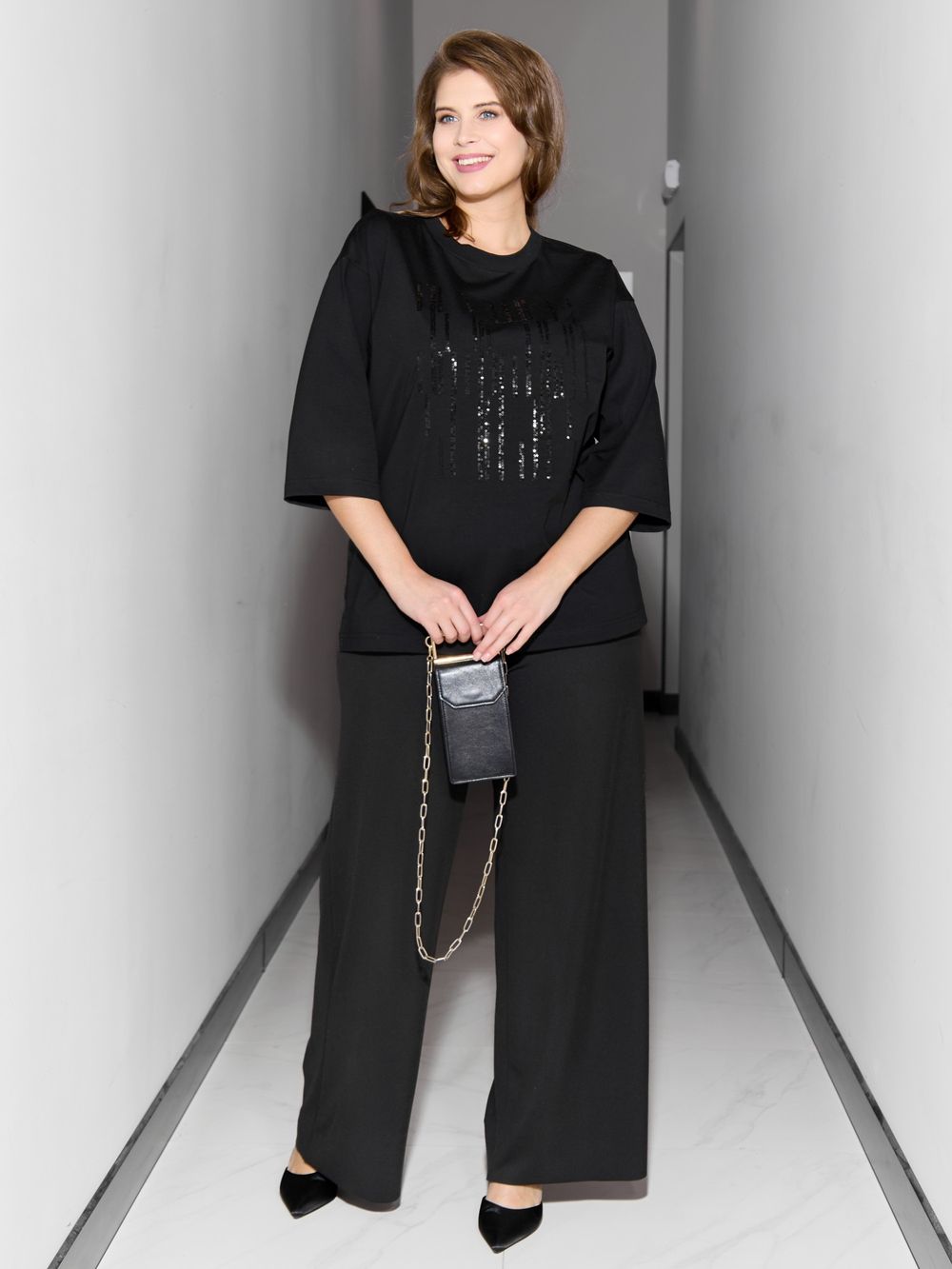 Футболка Майна-1 Виотекс ЧЁРНЫЙ