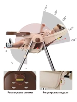 Стульчик для кормления Luxmom H580 (черный)