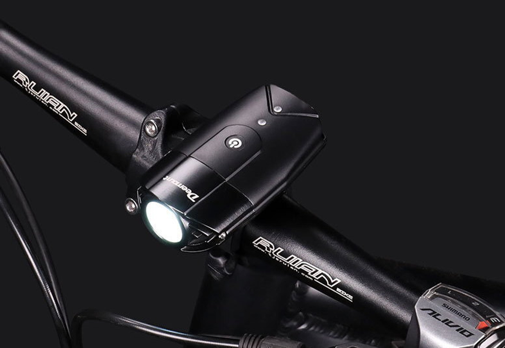 Фара Deemount (BCL-210) передняя с подзарядкой, Цв. Черный, 700 Lumens