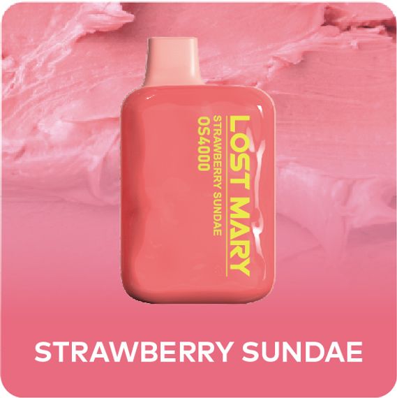 Lost Mary OS4000 - Strawberry Sundae (5% nic)