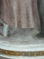 Статуэтка. Фарфор. Сплетницы старушки. Capodimonte. Италия