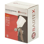 Краскопульт пневматический, Bartex, 400 л/мин, 0.6 л, 1.5 мм, шт