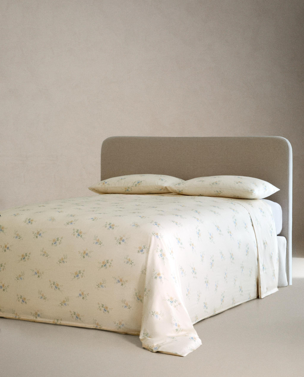 Пододеяльник Zara Home сатин, хлопок 100%, с цветочным принтом, 7111/088