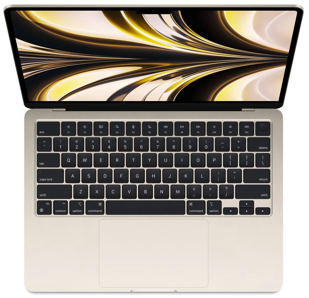 Ноутбук Apple MacBook Air 13' m2, 8GB RAM, 256GB SSD, Starlight
