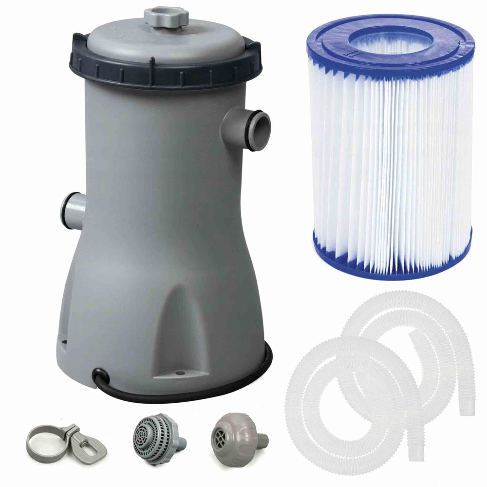 Бассейн надувной Bestway Fast Set Pools 396х84 см + фильтр-насос 2006 л/ч (57376 BW)