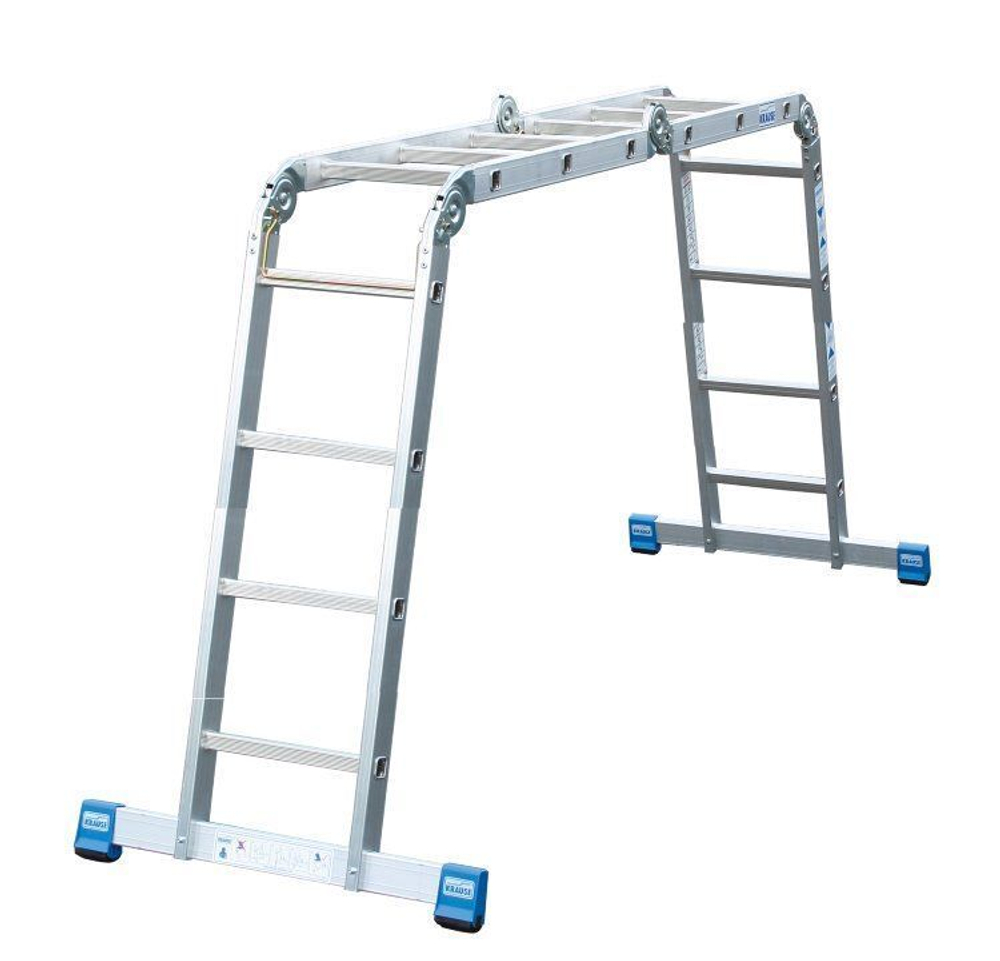 STABILO Шарнирная универсальная стремянка-трансформер, 4 х 4 пер. (123527)