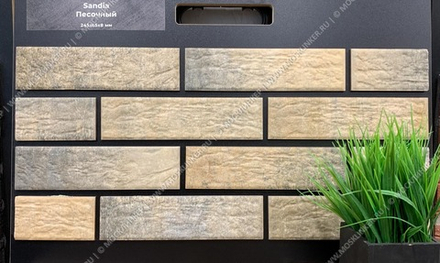 Beryoza Ceramica, Sandia Песочный, 245x65x7 - клинкерная фасадная плитка