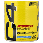 C4 / Cellucor, C4 Ripped®, предтренировочный комплекс, со вкусом голубой малины, 177 г (6,2 унции)