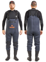 Полукомбинезон забродный Norfin SHADOW NEOPRENE BOOTFOOT р.43-M-S с сапогами резина