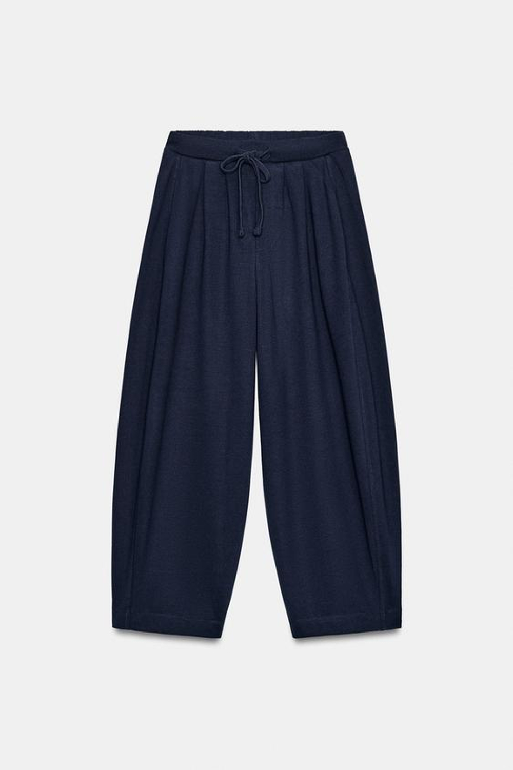 ZARA БРЮКИ BALLOON, МОРСКОЙ СИНИЙ