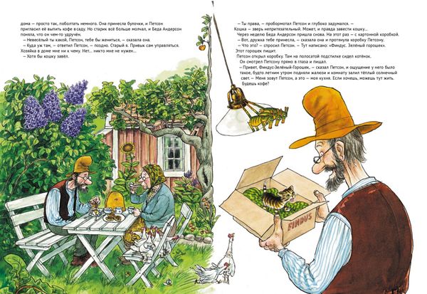 История о том, как Финдус потерялся, когда был маленький